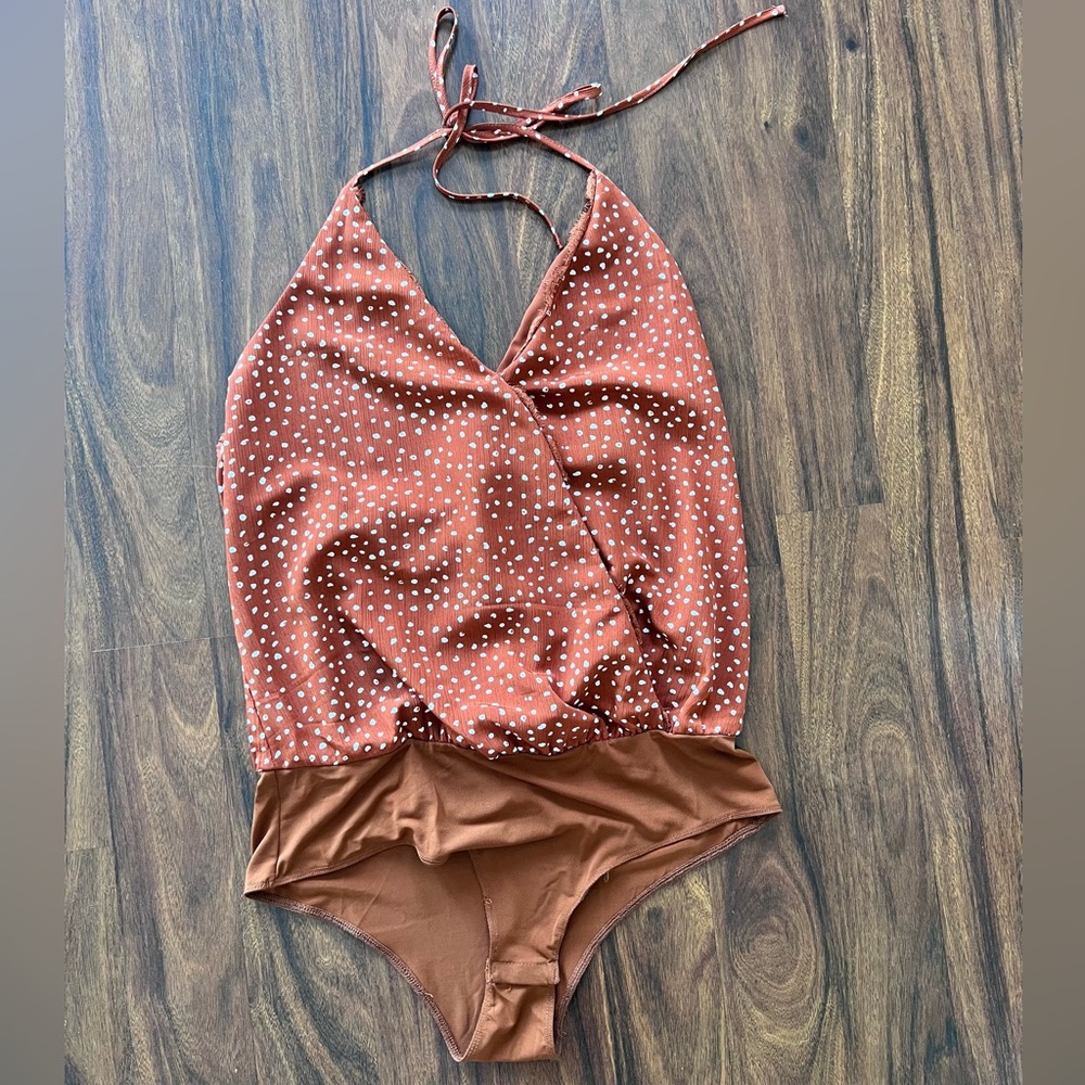 Polka dot bodysuit